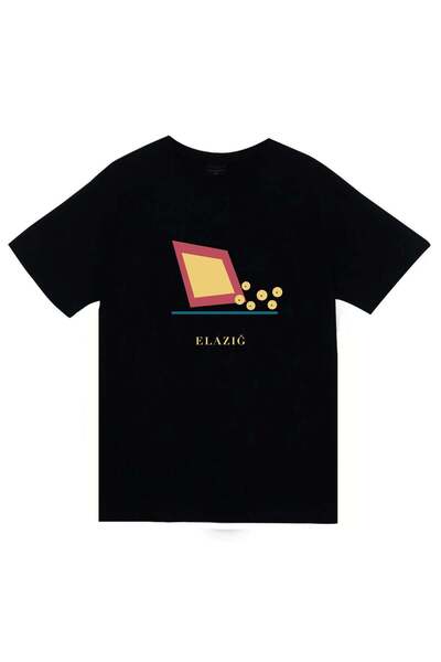 fame-stoned Elazığ Ağın Leblebisi Printed Unisex 100% Cotton T-Shirt