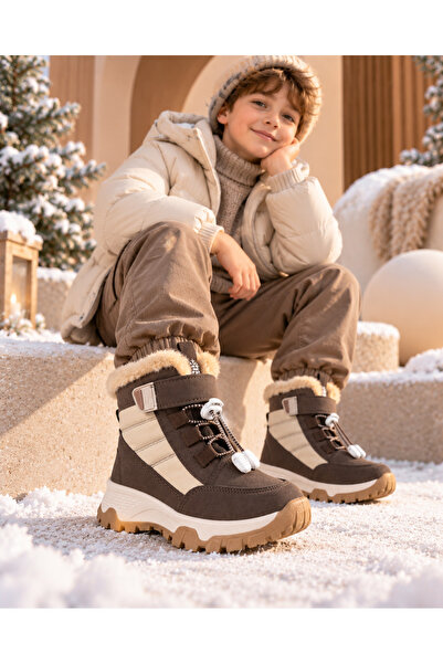 LE STYLE DE MARIE Children's Winter Platform Sole Mini Boots Comfortable Daily Model