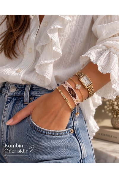 NevoAccessory Brown Miyuki Adjustable String Bracelet