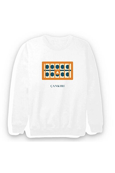 fame-stoned Çankırı Wheat Market Medresesi Printed Unisex 100% Cotton Sweatshirt