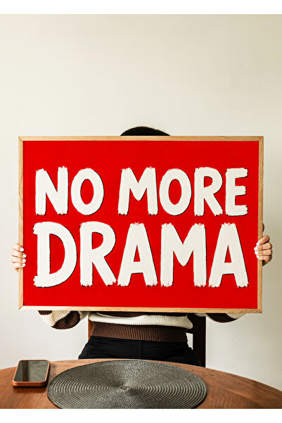 ARTHOUSECOLLECTIVE Wall Art Graffiti Collection - No More Drama - Horizontal ...