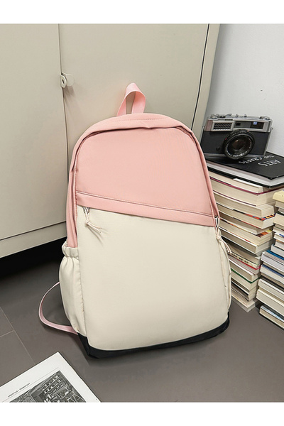 Take Two By Styli Dual-Tone Lightweight Large Capacity Backpack