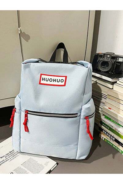 Take Two By Styli Plain Backpack with Zip