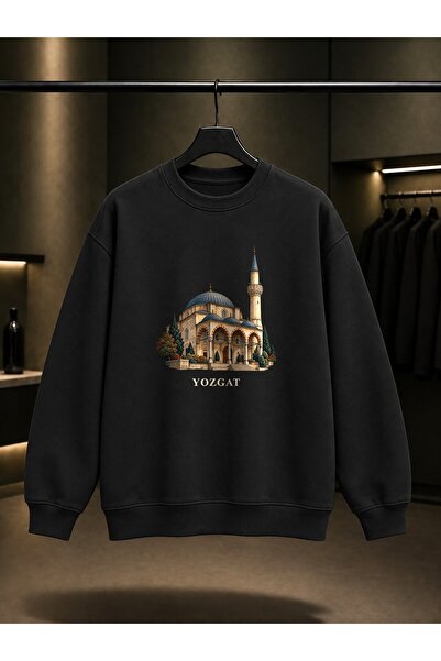 fame-stoned Φούτερ με στάμπα τζαμιού Yozgat Çapanoğlu, Unisex, 100% βαμβακερό