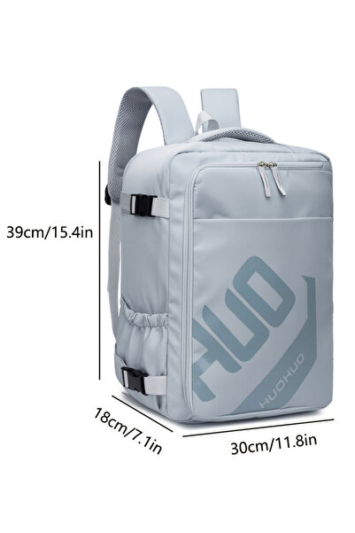 Take Two By Styli Grey Backpack with Shoe Compartment