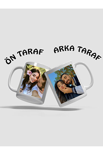 Kişiye Özel İsimli Ve Resimli Çift taraf Baskılı Kupa Bardak