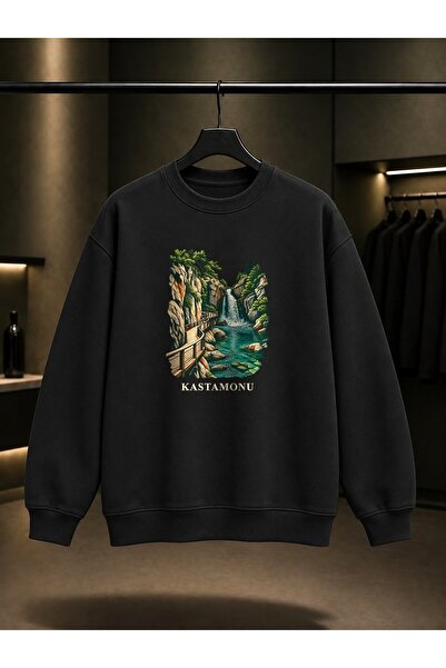 fame-stoned Φούτερ με στάμπα Kastamonu Horma Canyon Ilıca Waterfall, Unisex, ...