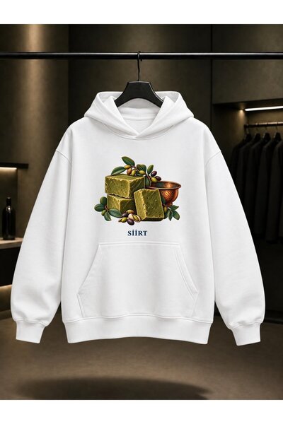 fame-stoned Φούτερ με κουκούλα Siirt Bittim Soap Printed Unisex από 100% βαμβάκι