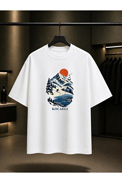 fame-stoned Kocaeli Kartepe Ski Printed Unisex 100% Cotton T-Shirt