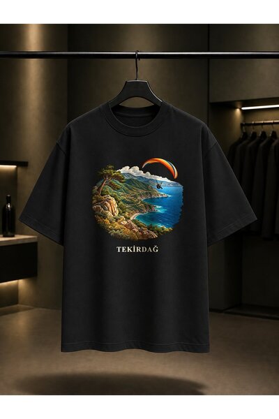 fame-stoned Tekirdağ Uçmakdere Printed Unisex 100% Cotton T-Shirt