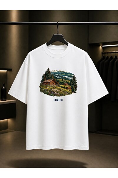 fame-stoned Army Camp Yaylas Printed Unisex 100% Cotton T-Shirt