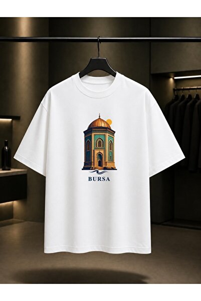 fame-stoned Bursa Green Turbe Printed Unisex 100% Cotton T-Shirt