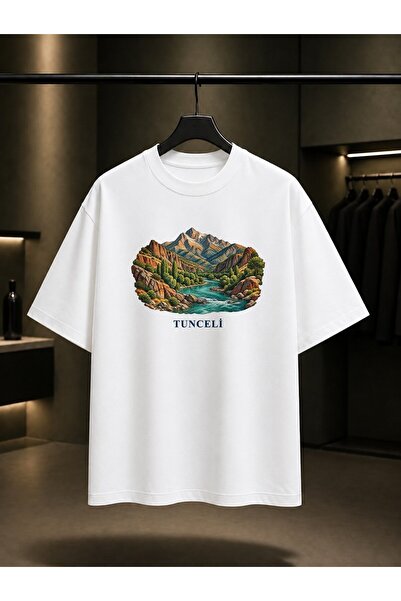 fame-stoned Tunceli Munzur Vadisi Printed Unisex 100% Cotton T-Shirt