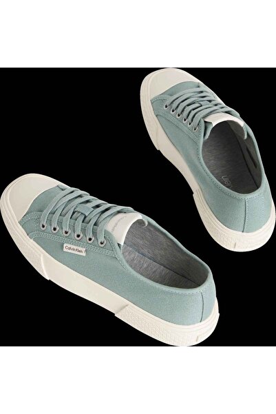 Calvin Klein VULC LOW LACE UP CAN, CAX, 36 Kadın Yeşil Günlük Spor Ayakkabı