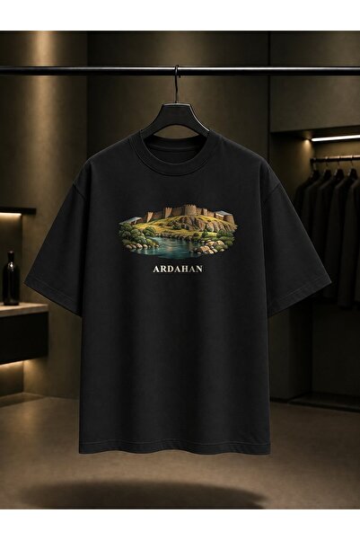 fame-stoned Ardahan Castle Printed Unisex 100% Cotton T-Shirt