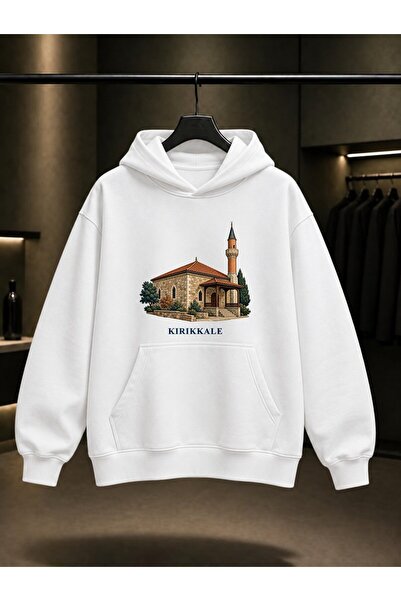 fame-stoned Kırıkkale Honey Mosque Printed Unisex 100% Cotton Hooded Sweatshirt