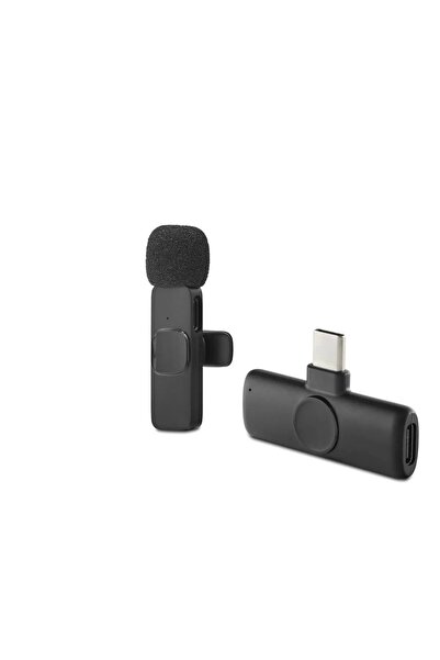 Skygo Kablosuz Yaka Mikrofonu Type-c Siyah HDX2785
