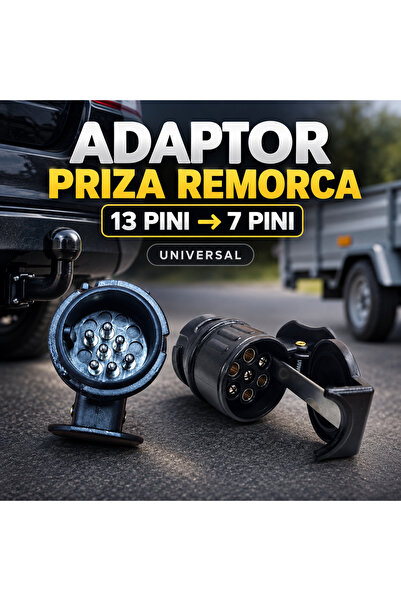 PARADOX SINCE 1992 Adaptor priza remorca 13 pini la 7 pini, universal