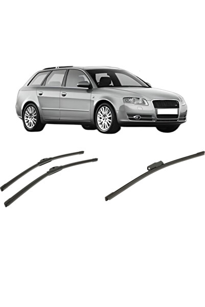 Bosch Σετ 3 υαλοκαθαριστήρων για AUDI A4 B7 Avant (8ED) 2004-2008, για παρμπρ...