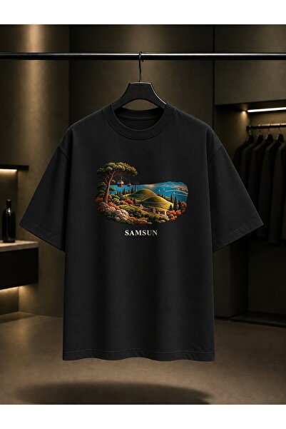 fame-stoned Samsun Amisos Hill Printed Unisex 100% Cotton T-Shirt