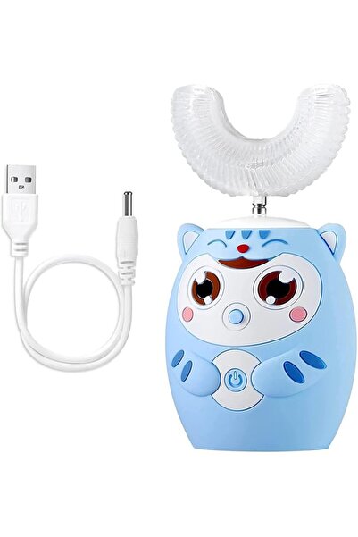EXCEFORE Kids Toothbrush Electric, U Shaped Ultrasonic Automatic Toothbrush, ...