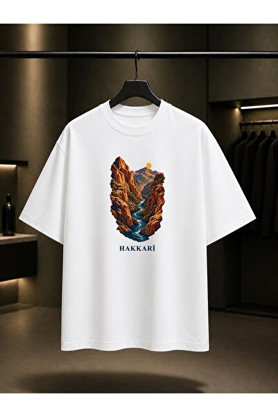 fame-stoned Hakkari Zap Valley Printed Unisex 100% Cotton T-Shirt