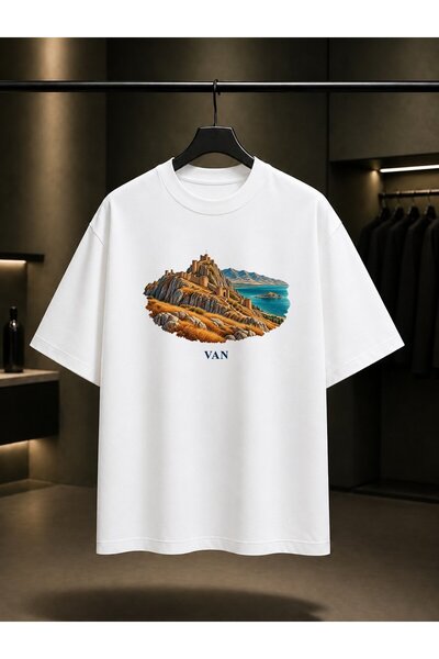 fame-stoned Valley Castle Printed Unisex 100% Cotton T-Shirt