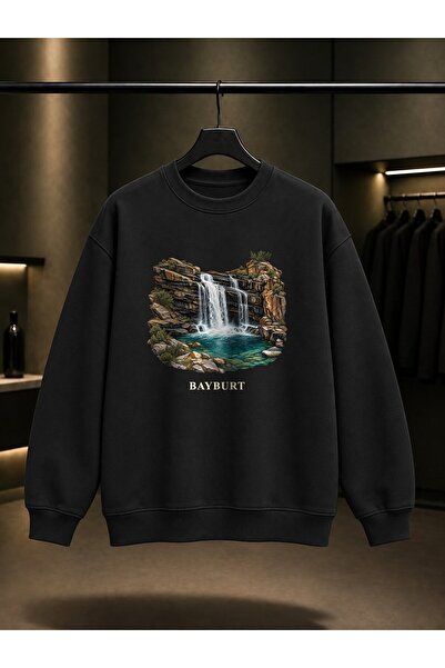 fame-stoned Bayburt Sırakayalar Printed Unisex 100% Cotton Sweatshirt