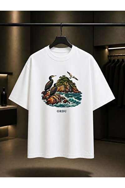 fame-stoned Army Hoynat Island Printed Unisex 100% Cotton T-Shirt