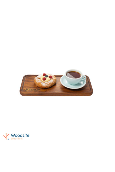 WOODLIFE صينية خشبية مستطيلة 35×19 سم