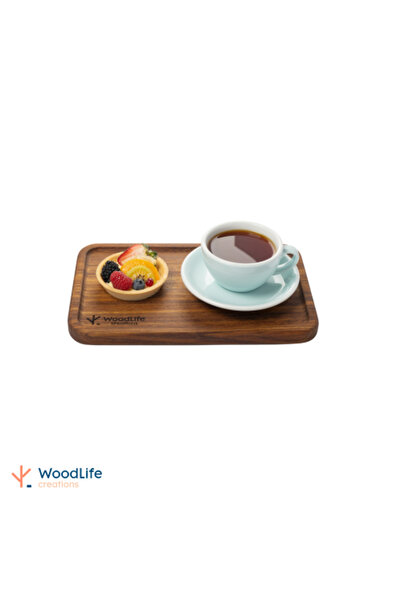 WOODLIFE صينية خشبية مستطيلة 30x19 سم