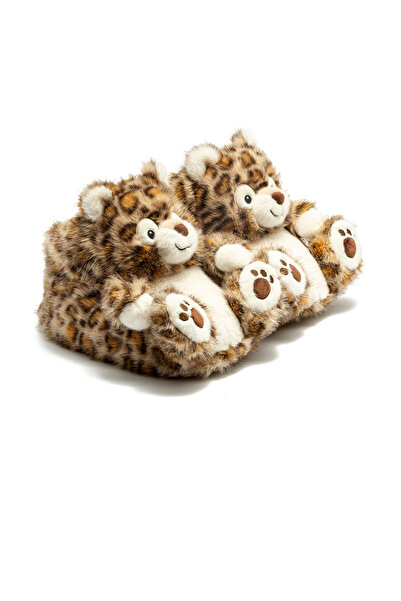 Twigy Panky Kadın Hayvanlı Panduf Leopar-Kahverengi 36/41