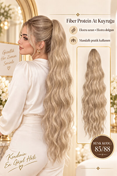 Suzan Peruk Tokalı Fiber Sentetik At Kuyruğu