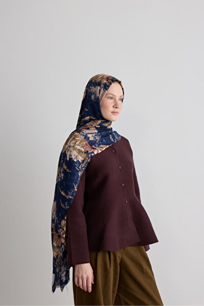 Modakaşmir Meadow Pattern Nua Viscose Shawl