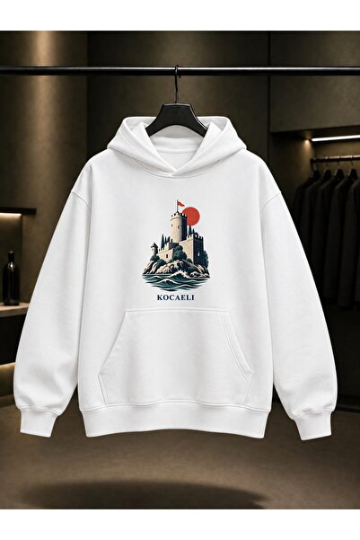 fame-stoned Kocaeli Eskihisar Castle Printed Unisex 100% Cotton Hooded Sweats...