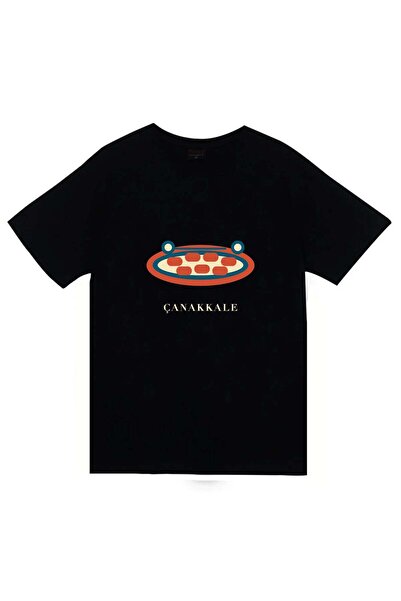 fame-stoned Çanakkale Biga Köftesi Printed Unisex 100% Cotton T-Shirt