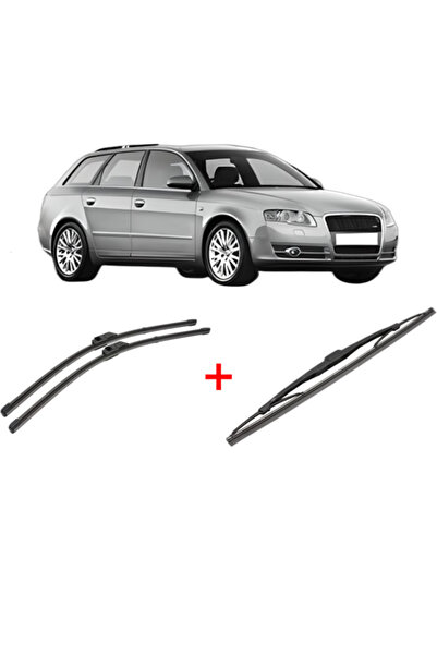 VALEO Σετ 3 υαλοκαθαριστήρων AUDI A4 B7 Avant (8ED) 2004 - 2008, για παρμπρίζ...
