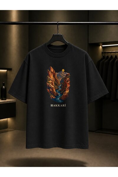 fame-stoned Hakkari Zap Valley Printed Unisex 100% Cotton T-Shirt