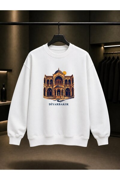 fame-stoned Diyarbakır Hasan Pasha Khan Printed Unisex 100% Cotton Sweatshirt