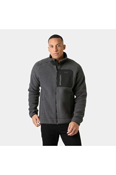 Helly Hansen Panorama Pile Block Jacket Gray Men's Fleece Hha.49460.Hha.831