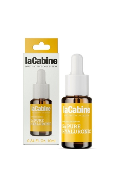 LaCabine Ser cu 5 tipuri de acid hialuronic și ceramide multi-active, La Cabi...