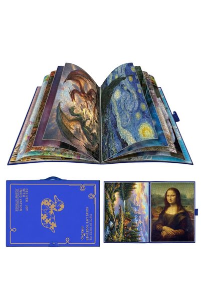 OtherMax Album Portofoliu Organizator pentru Puzzle 1000 Piese 20 Compartimen...
