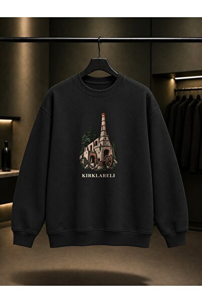 fame-stoned Kırklareli Fatih Demir Dökümhanesi Printed Unisex 100% Cotton Swe...