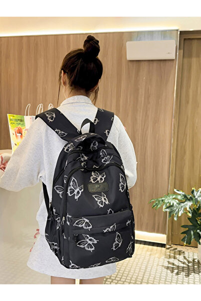 Take Two By Styli Black Butterfly Backpack