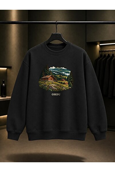 fame-stoned Army Camp Yaylas Printed Unisex 100% Cotton Sweatshirt