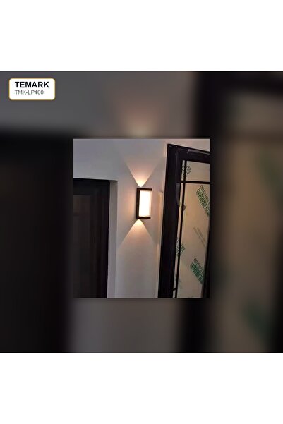Temark Aplică LED de exterior TMK-LP400, 7 W, 3000K, IP65, lumină sus-jos, negru