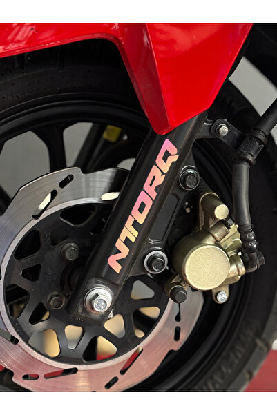 Banxtre TVS Ntorq 125 için Maşalara Uyumlu Ntorq Yazı Sticker (12CM) (2 Adet)