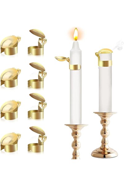 Arabest 8 Pcs Automatic Candle Snuffer Set,Fire Extinguishing Candle Accessor...