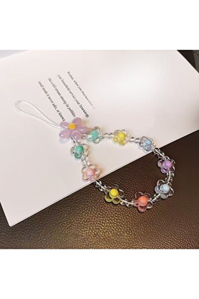 Choice 15 Phone Anti-lost Lanyard Key Short Wrist Pendant Colorful Macaron Ro...