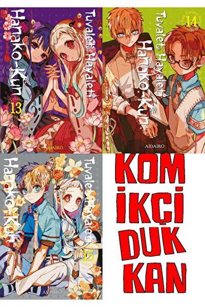 Gerekli Şeyler Yayıncılık TUVALET HAYALETİ 13-14-15 SET (KD 3 KİTAP GEREKLİ ŞEYLER MANGA SET - AYRAÇ HEDİYELİ)